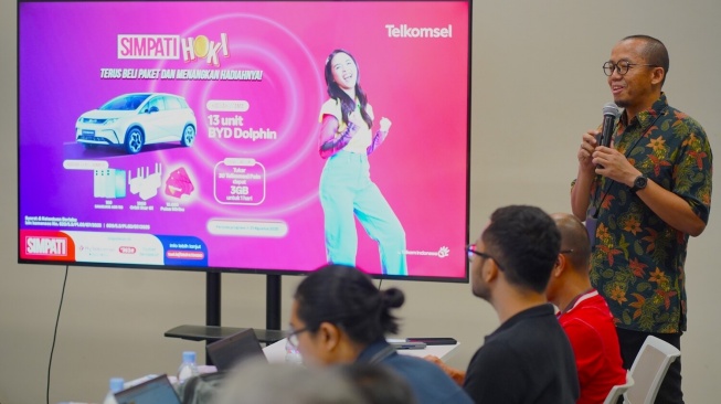 Program SIMPATI HOKI merupakan bentuk nyata komitmen Telkomsel dalam menghadirkan pengalaman digital terbaik bagi pelanggan prabayar SIMPATI (Dok: Telkomsel)