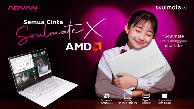 ADVAN Soulmate X Resmi Rilis, Cek Apa yang Ditawarkan Laptop Murah Ini