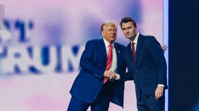 Presiden Donald Trump dan Charlie Kirk (instagram.com/charliekirk1776)