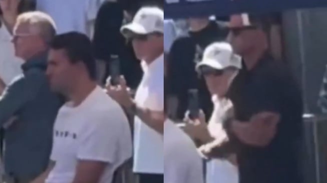 Ada Sinyal Rahasia? Gerak-Gerik Dua Pria di Belakang Charlie Kirk Disebut Mencurigakan