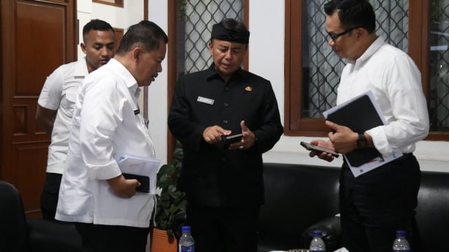 Kepala BPSDM Kemendagri Sugeng Hariyono mengapresiasi langkah cepat Gubernur Jawa Barat (Jabar) dalam menindaklanjuti 11 arahan Mendagri Muhammad Tito Karnavian guna menjaga kamtibmas (Dok: Kemendagri)