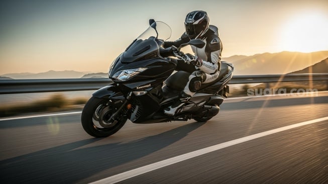 Potret Kawasaki J300: Ninja Versi Matik Siap Guncang Pasar, Harganya Bikin Dompet Bergetar