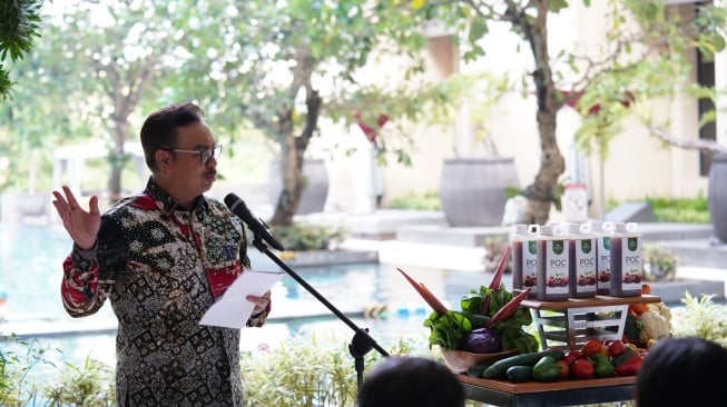 Walikota Yogyakarta, Hasto Wardoyo dalam Peluncuran Produk POC oleh Hotel Tentrem Yogyakarta (Istimewa)