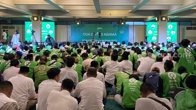 Goto Gelar Doa Lintas Agama: Habib Jafar hingga Bhikkhu Bhadra Doakan Persatuan dan Keluarga Affan