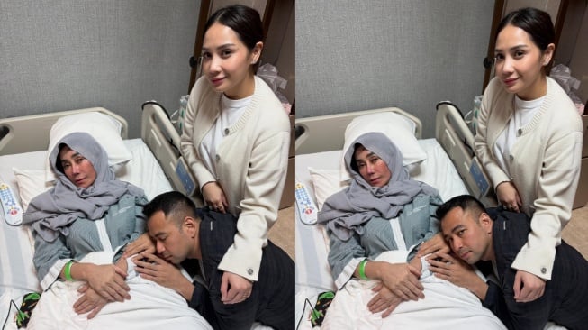 Potret ibu Raffi Ahmad yang sedang terbaring sakit (Instagram/raffinagita1717)