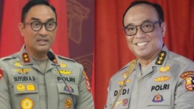 Kolase Komjen Suyudi Ario Seto Vs Komjen Dedi Prasetyo. [Dok. Istimewa]