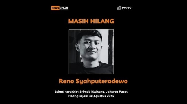Mahasiswa hilang saat unjuk rasa 25-31 Agustus 2025. [Tangkapan layar/@pedeoproject]
