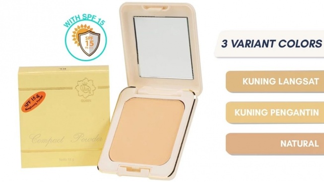 Bedak mengandung SPF. (Shopee)