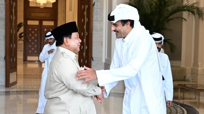 Sampaikan Simpati Doha Diserang, Ini Poin-poin Pertemuan Prabowo dan Emir Qatar