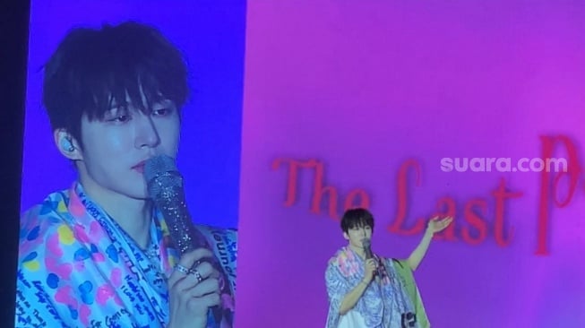 B.I Ungkap Rasa Takut Jelang Wajib Militer di Konser The Last Parade Tour di Jakarta