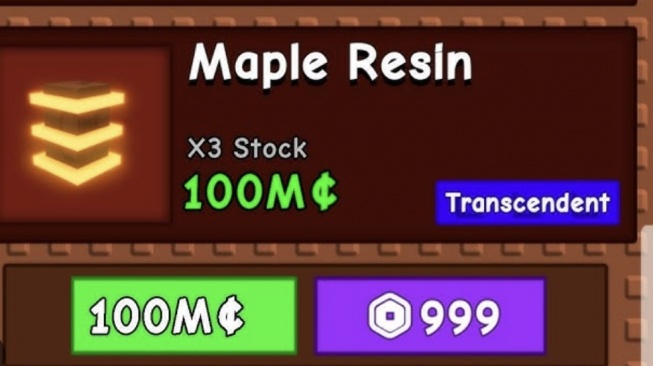 Tutorial Dapat Maple Resin di Grow a Garden Roblox
