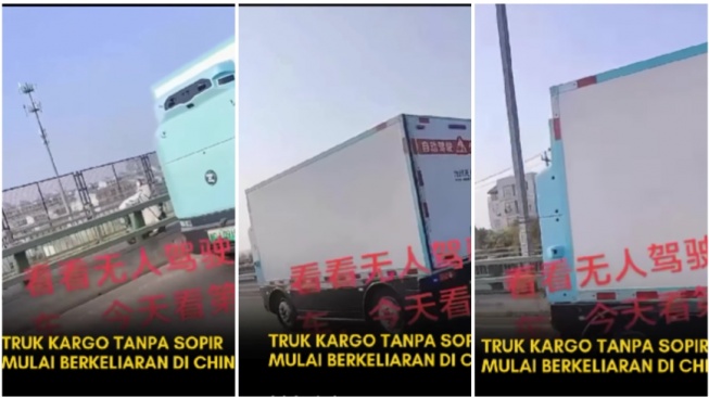 Di Chna truk tanpa kemudi sudah mulai digunakan di jalanan (Instagram)