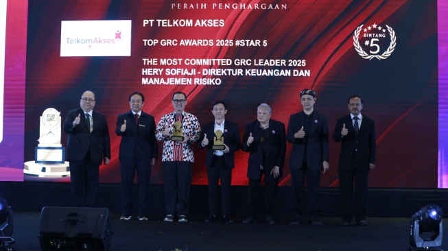 Buah Konsistensi dan Keunggulan Tata Kelola, Telkom Akses Pertahankan  TOP GRC Award 2025