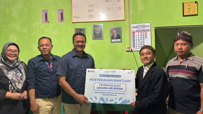 Telkom Hadirkan Fasilitas Air Bersih bagi Masyarakat Adat Bonokeling di Banyumas