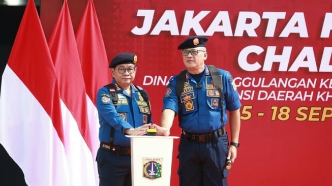 Pramono Resmikan Jakarta Fire Safety Challenge: 2000 Peserta Dilatih Hadapi Maut Si Jago Merah