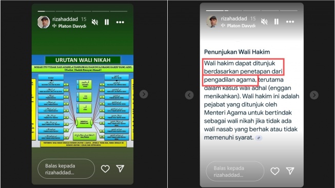 Unggahan pihak keluarga Tasya Farasya dan Tasyi Athasyia (Instagram/@rizahaddad)