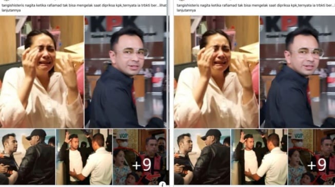 Hoaks Raffi Ahmad diperiksa KPK. [Ist]