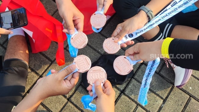Garmin Run Indonesia 2025, BSD, Tangerang, Minggu (14/9/2025). [Suara.com/Dythia]