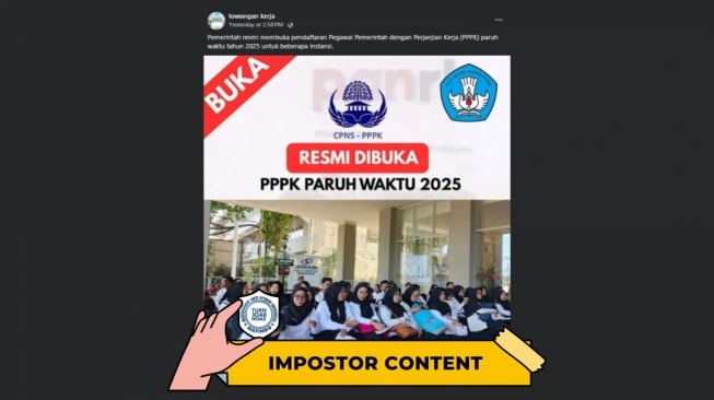 Hoaks PPPK Paruh Waktu 2025. [Dok. Istimewa]