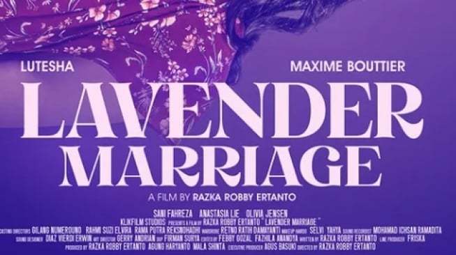 Film Lavender Marriage Angkat Pernikahan Tabu, Dibintangi Lutesha Hingga Maxime Bouttier