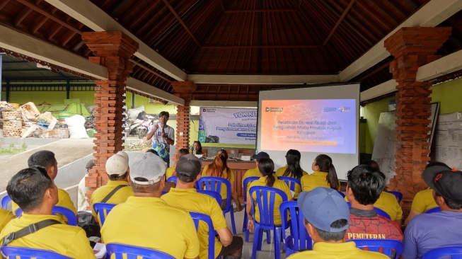 Program BRI Peduli  'Yok Kita Gas' Siap Atasi Masalah Sampah di Bali,  Lewat Pembuatan Pupuk Kompos