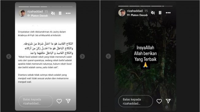 Unggahan pihak keluarga Tasya Farasya dan Tasyi Athasyia (Instagram/@rizahaddad)