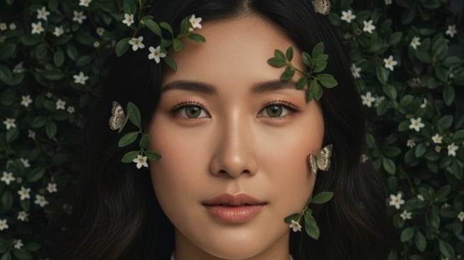 Kumpulan Prompt Foto Nuansa Bunga ala Model Pro di Gemini AI agar Terlihat Realistis