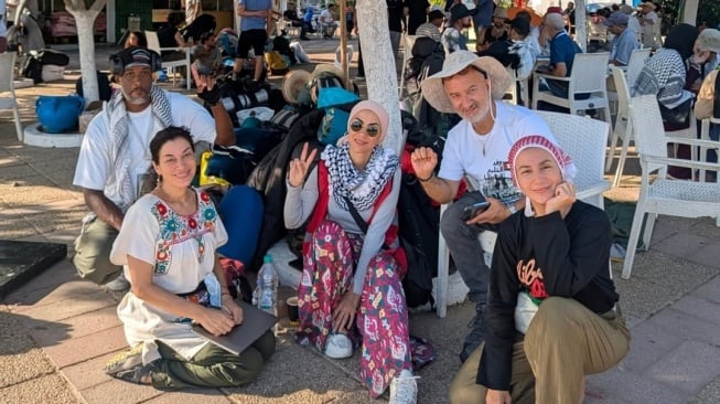  Air Mata Haru Iringi Pelayaran Wanda Hamidah ke Gaza (Instagram)