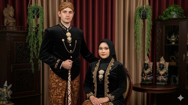 Pria Jawa memakai blangkon