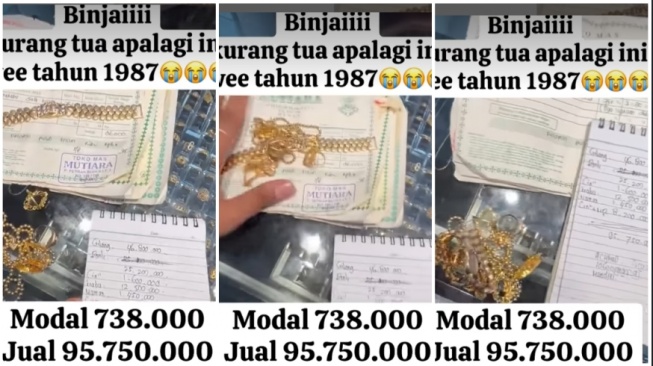Bukti Nyata Kekuatan Emas: Investasi Sejak Tahun 1987, dari Ratusan Ribu Jadi Puluhan Juta Rupiah