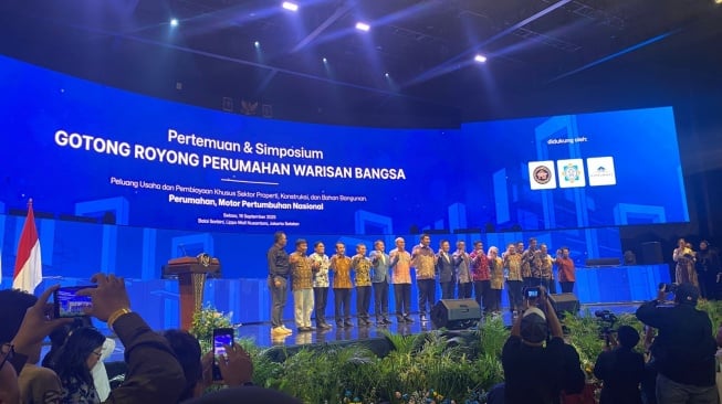 Pertemuan dan Simposium Sektor Perumahan yang dihadiri Pemerintah dan Pengusaha di sektor perumahan. [ist].