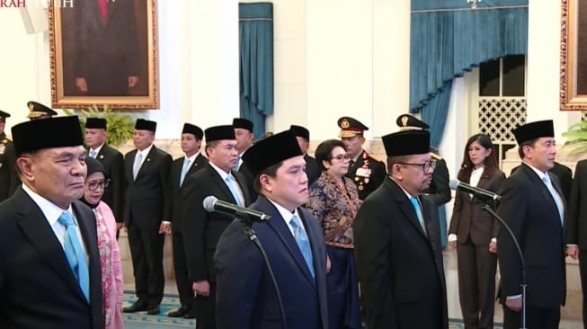 LIVE: Pelantikan Menteri dan Wamen Kabinet Merah Putih Sisa Masa Jabatan 2024-2029