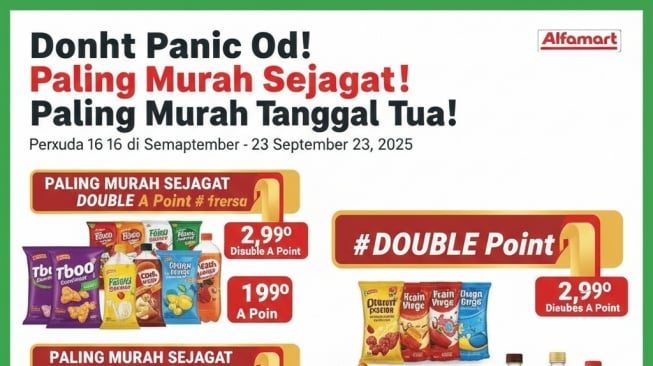 Jangan Panik Tanggal Tua! Alfamart Hadirkan Promo Paling Murah Sejagat