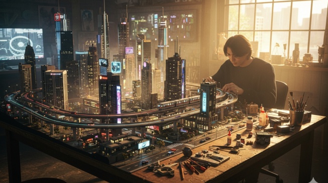 Cara Mudah Bikin Miniatur Kota di Gemini AI, Lengkap Prompt Biar Hasilnya Keren