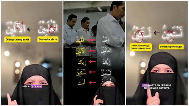 Tajwid Jokowi saat jadi imam kembali jadi sorotan (Instagram)