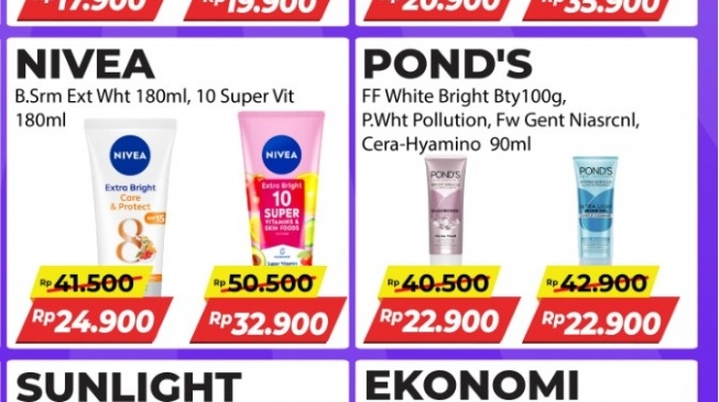 Promo Skincare Heboh! NIVEA dan POND'S Diskon Fantastis di Alfamart