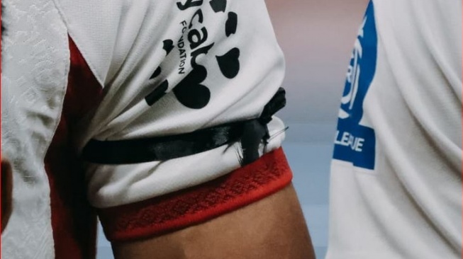 Duka Bali United Untuk Bencana di Pulau Dewata Lewat Pita Hitam Saat Lawan Persija