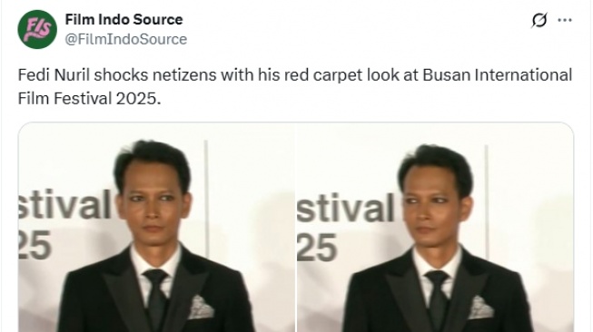 Sempat Dibilang Pakai Celak, Fedi Nuril Ungkap Fakta Riasan Smokey Eye-nya di BIFF 2025