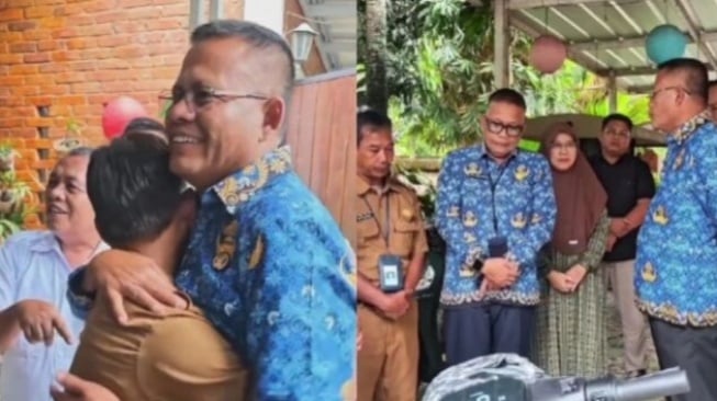 Wali Kota Prabumulih Beri Hadiah Motor Listrik ke Kepsek SMPN 1, Auto Dinyinyiri Warganet