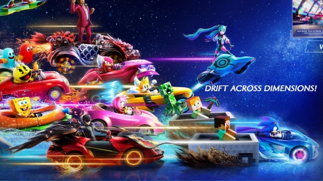 DLC untuk Sonic Racing CrossWorlds Bocor, Ada Karakter Avatar dan SpongeBob