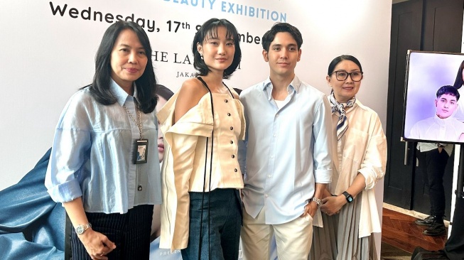 Tiga aktor muda, Ayu Gani, Taskya Namya, dan Fadi Alaydrus hadir wajah utamanya diperhelatan Beautysity 2025. (dok. Istimewa)