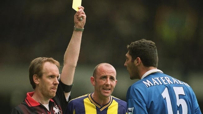 Marco Materazzi saat bermain di Liga Inggris bersama Everton [Tangkap layar X]