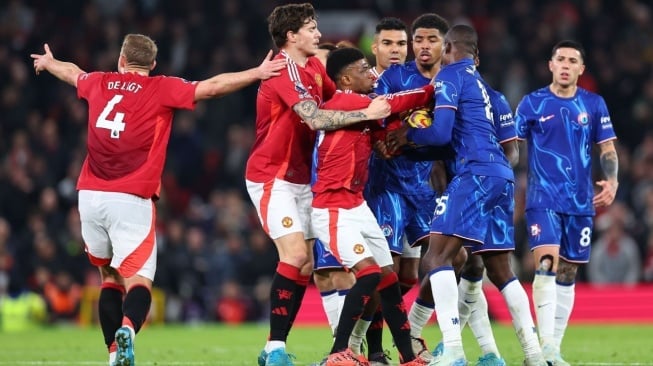 Rapor Pemain Manchester United vs Chelsea: Fernandes Cemerlang, Casemiro Bikin Drama