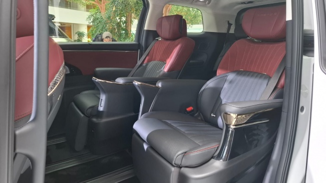 GAC AION E9 Calon Produk PHEV Tujuh Penumpang AION yang Akan Diboyong ke Indonesia. (Foto: SUARA.com/Manuel Jeghesta)