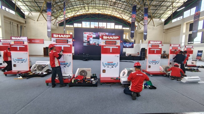 Sharp AC Installer Championship 2025. [Sharp Electronics Indonesia]
