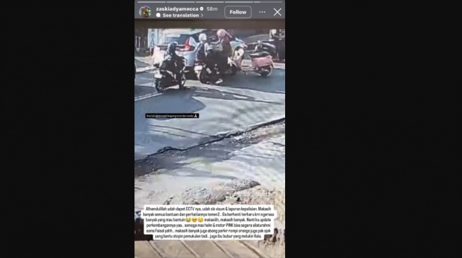 Zaskia Adya Mecca Unggah Rekaman CCTV Penganiayaan Karyawan. [Instagram]