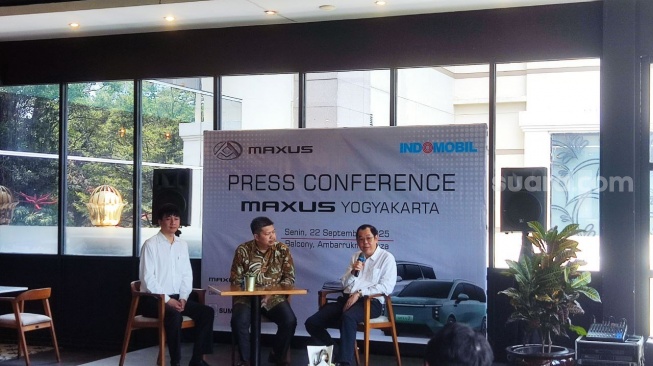 Rilis Maxus MIFA 7 dan 9 di Ambarukmo Plaza Yogyakarta (Suara.com/Gagah Radhitya Widiaseno)
