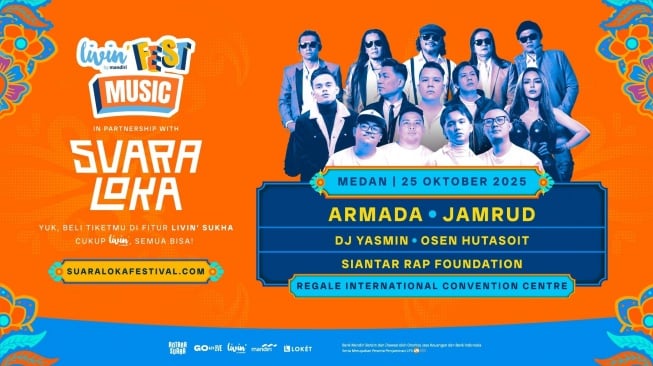 Suara Loka Medan Siap di Ramaikan dengan Armada, Jamrud, DJ Yasmin, dan SRF