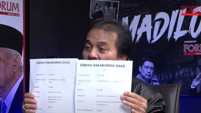 Sebut Sulap Status Pendidikan Gibran Bisa Kena Pidana, Roy Suryo: Istilah Saya Srimulat, Dagelan!