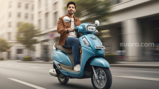 Suzuki Access 125. (Suara.com/Gemini AI)